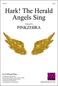 Hark! The Herald Angels Sing SATB choral sheet music cover Thumbnail